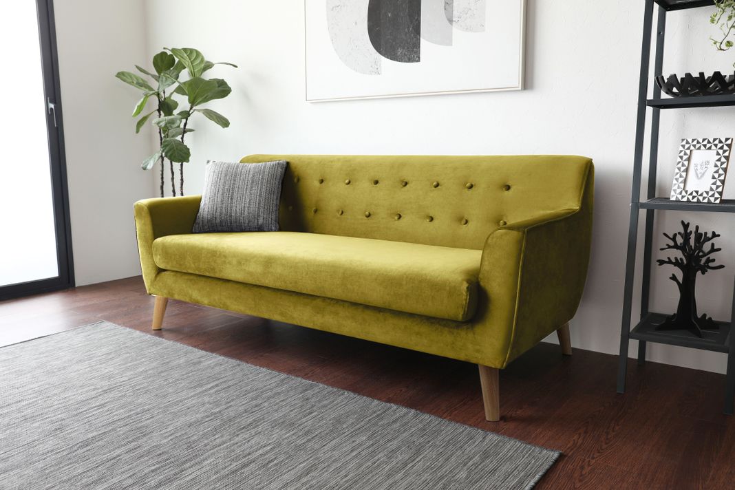 SOFA SIENA 3CP VELVET MOSTAZA-3