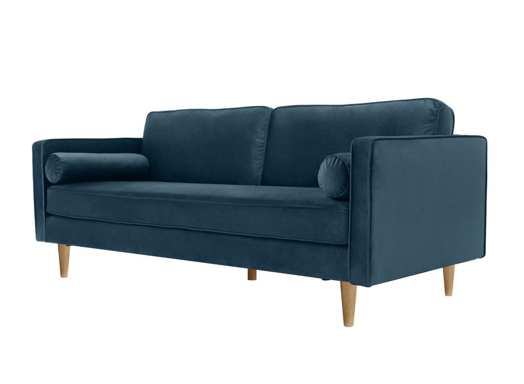 SOFA POLO VELVET 3CP AZUL-2