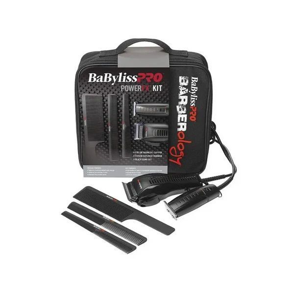 Kit Cortapelo Power Fx Con 5 Accesorios Babylisspro Color Negro-3