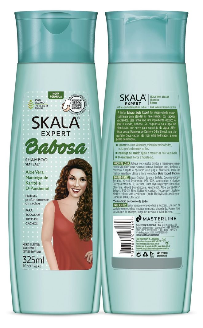 KIT SHAMPOO Y ACOND BABOSA ALOE VERA SKALA EXPERT 650ML-2