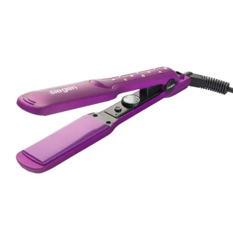 Plancha de Cabello Siegen 2en1 Nano Silver Bright SG3540-1