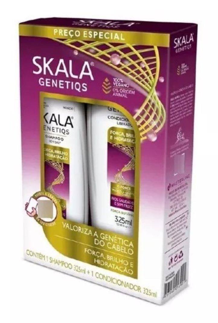 KIT SHAMPOO Y ACOND GENETIQS SKALA EXPERT 650ML