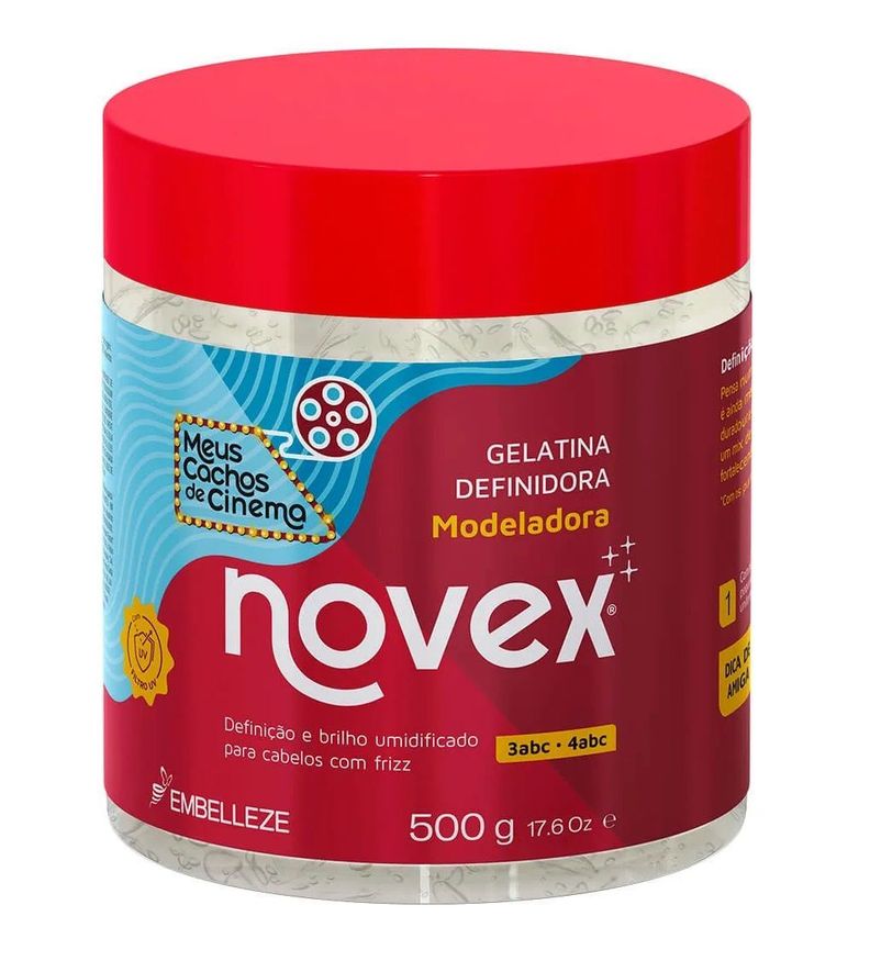 GEL DEFINIDORA MEUS CACHOS DE CINEMA 500G NOVEX