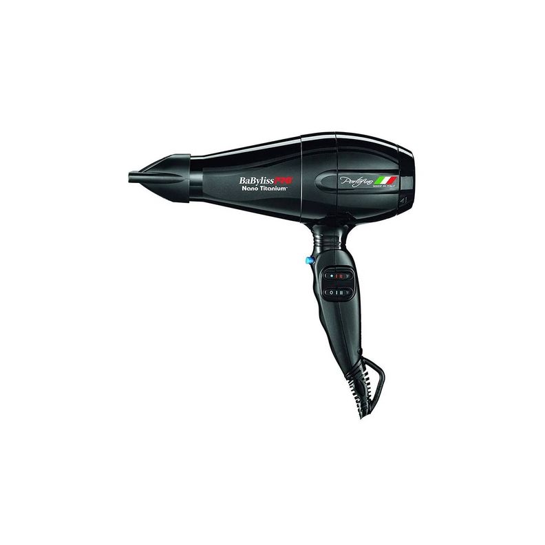 Secador De Pelo Babylisspro Nano Titanium Portofino 6600 Negro-2