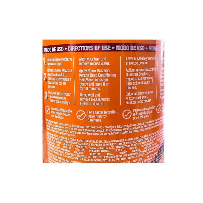 Crema De Tratamiento Keratina Brasileña 400gr-2