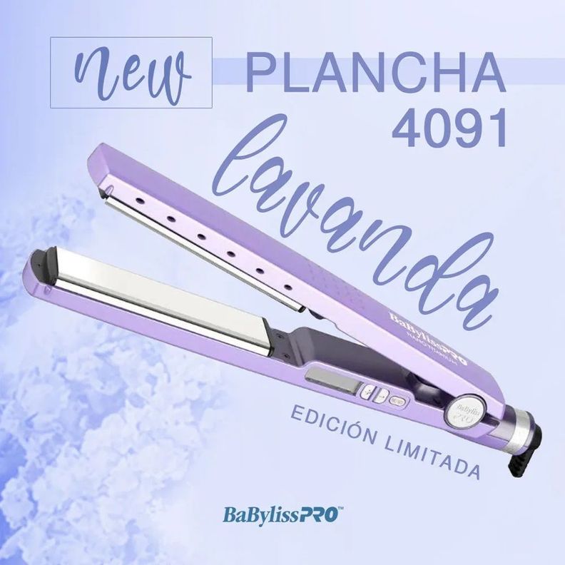 Kit plancha 32mm y cepillo secador 64mm Babylisspro lavanda-3