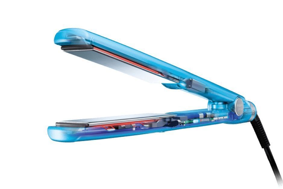 Plancha Profesional 32mm Babylisspro Dual Ionic Color Celeste-4