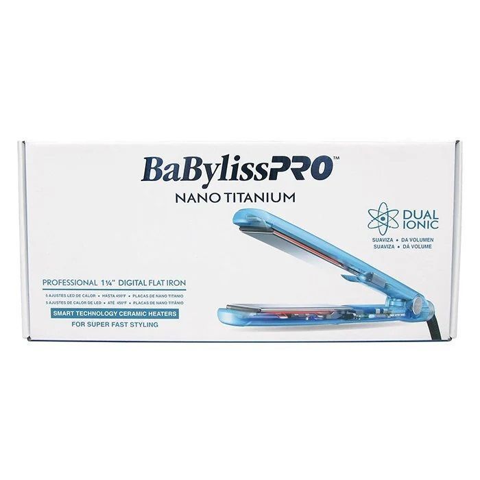 Plancha Profesional 32mm Babylisspro Dual Ionic Color Celeste-5