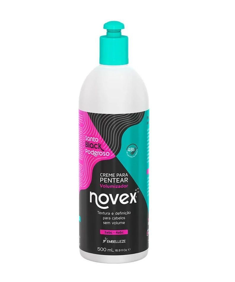 Crema De Peinar Meus Cachos Santo Black 500ml