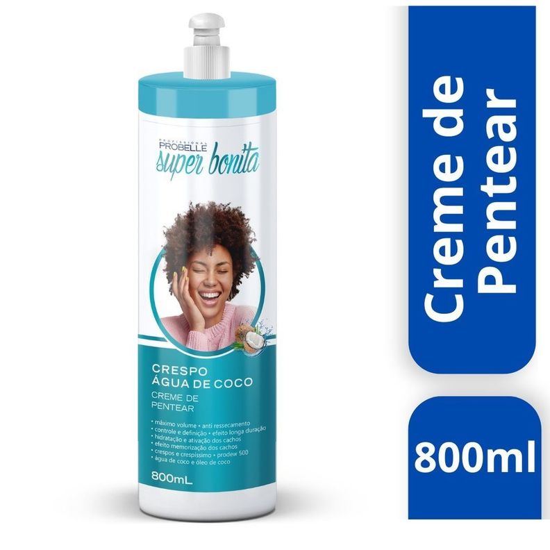 CREMA DE PEINAR 800ML RIZADO AGUA DE COCO PROBELLE-1