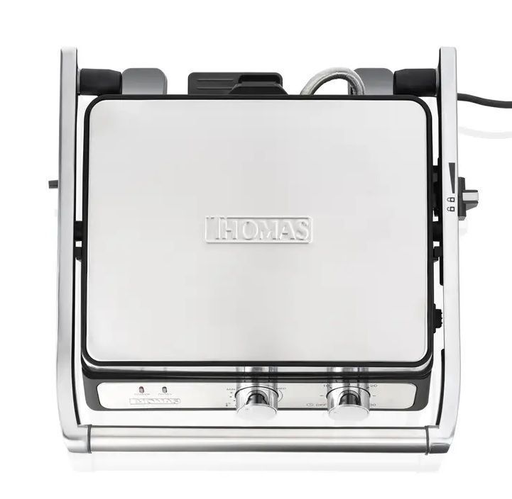Panini Grill 2 en 1 Thomas TH-980i- Apertura 180
