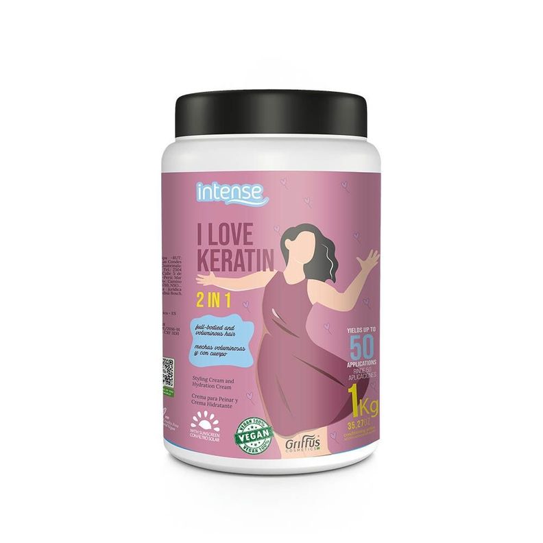 MASCARA QUERIDA QUERATINA 1000GR GRIFFUS