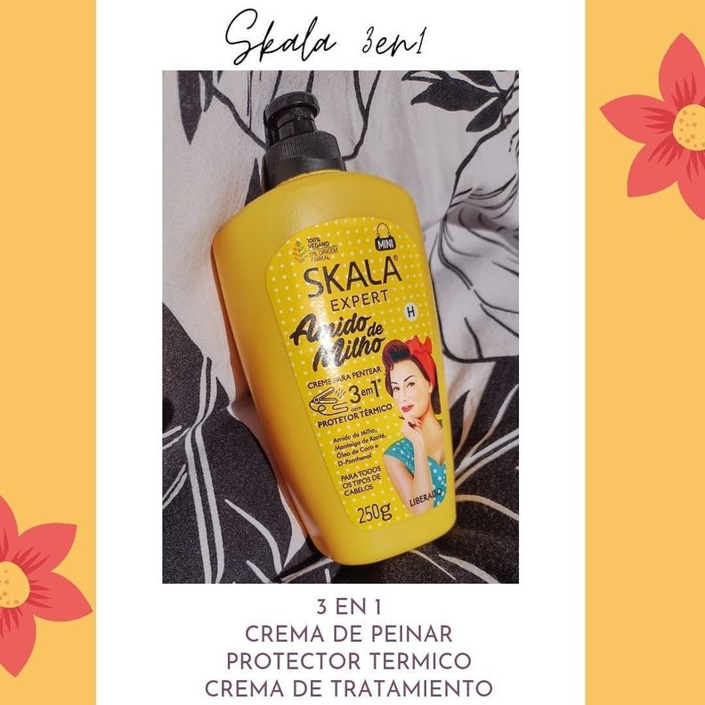 CREMA PARA PEINAR 3EN1 ALMIDÓN DE MAIZ SKALA EXPERT 250 G-3