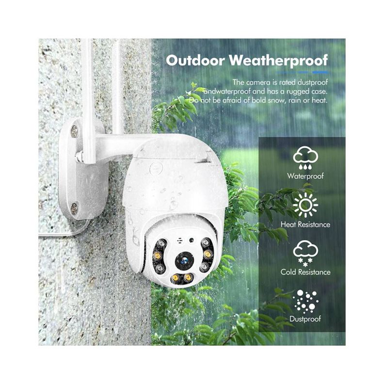 Camara IP para exterior impermeable wifi Full HD-5