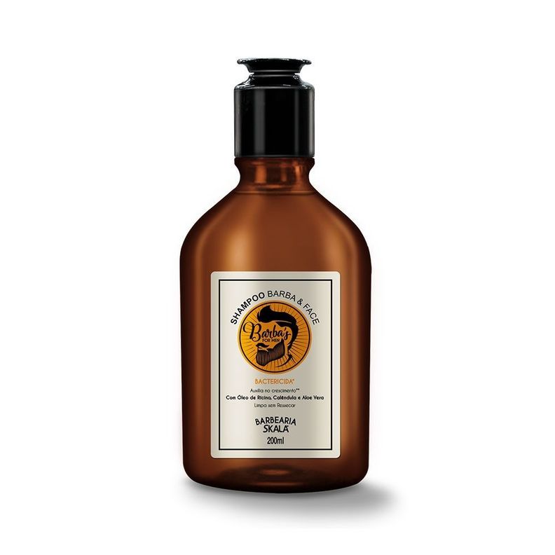 SHAMPOO SUAVE BARBA & CARA 200ML SKALA-0
