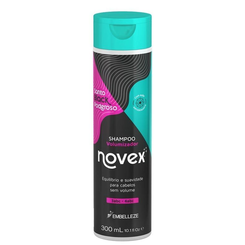 Shampoo Meus Cachos Santo Black 300ml