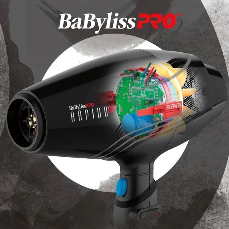 Secador de pelo BaBylissPRO Rapido BABF7000 negro 220V-5