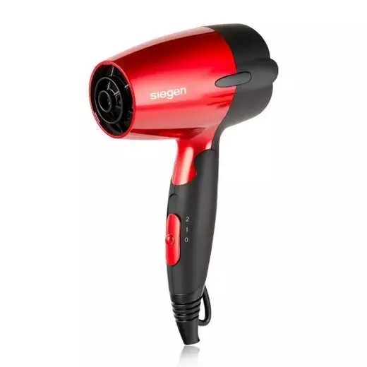 Secador de Pelo Siegen Specialist Lets go Travel Rojo SG3011 1400Watts-1