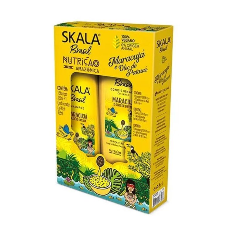 KIT SHAMPOO Y ACOND MARACUYÁ SKALA BRASIL 650ML-0