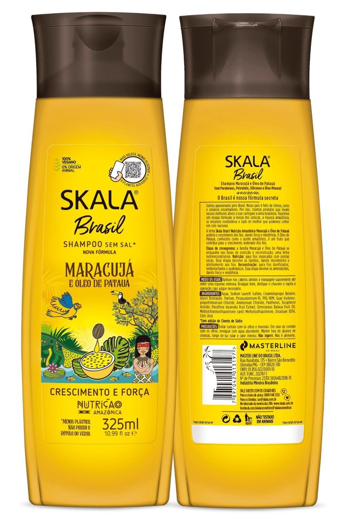 KIT SHAMPOO Y ACOND MARACUYÁ SKALA BRASIL 650ML-3