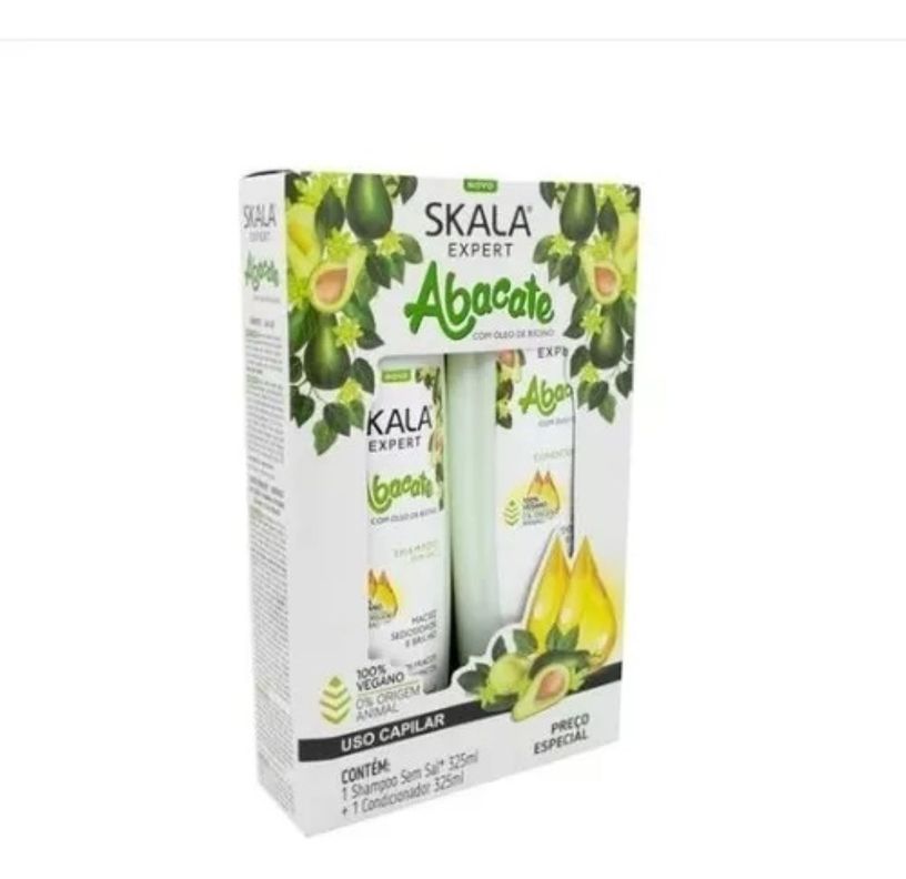 KIT SHAMPOO Y ACOND ABACATE SKALA EXPERT 650ML-1