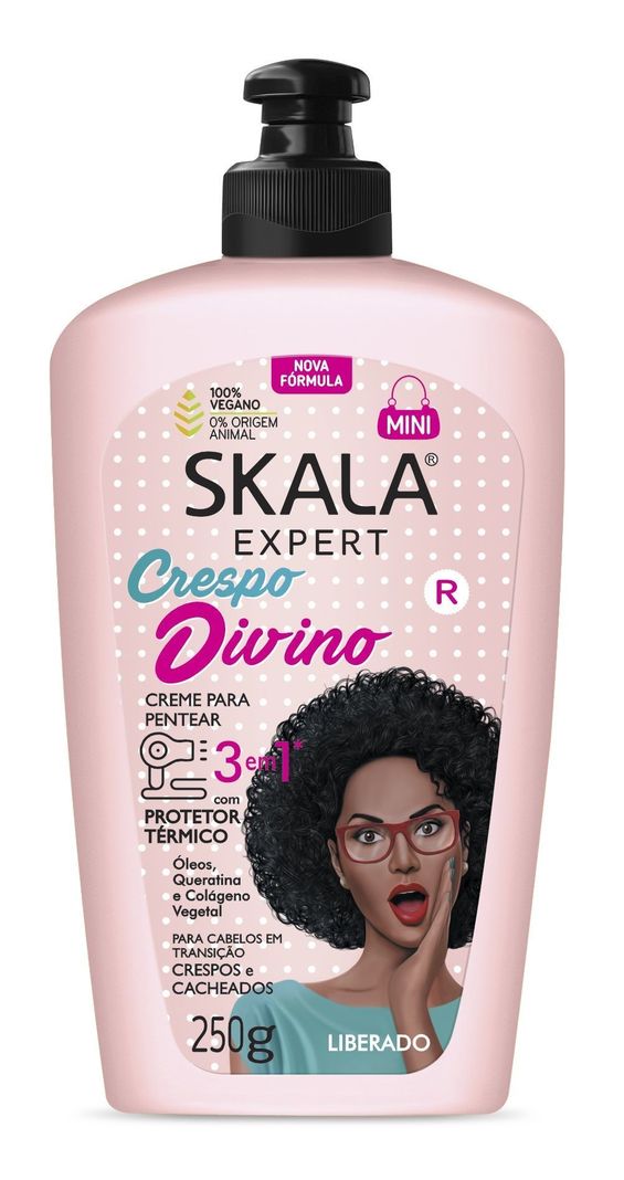 Crema para peinar 3en1 Crespo Divino Skala Expert 250gr-0