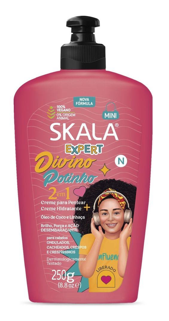 CREMA PARA PEINAR 2EN1 KIDS DIVINO POTINHO SKALA EXPERT 250 G-0