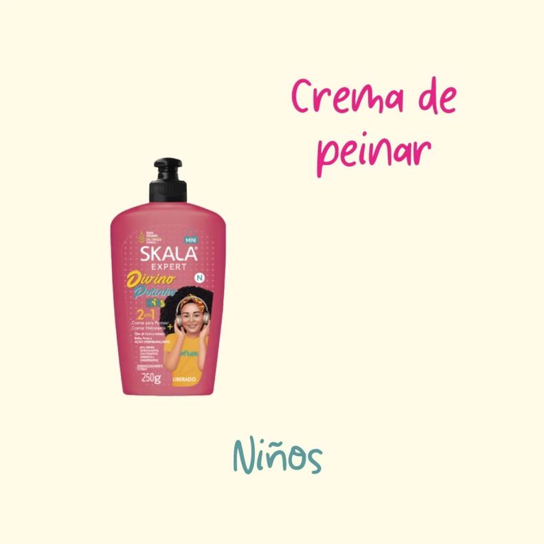 CREMA PARA PEINAR 2EN1 KIDS DIVINO POTINHO SKALA EXPERT 250 G-1