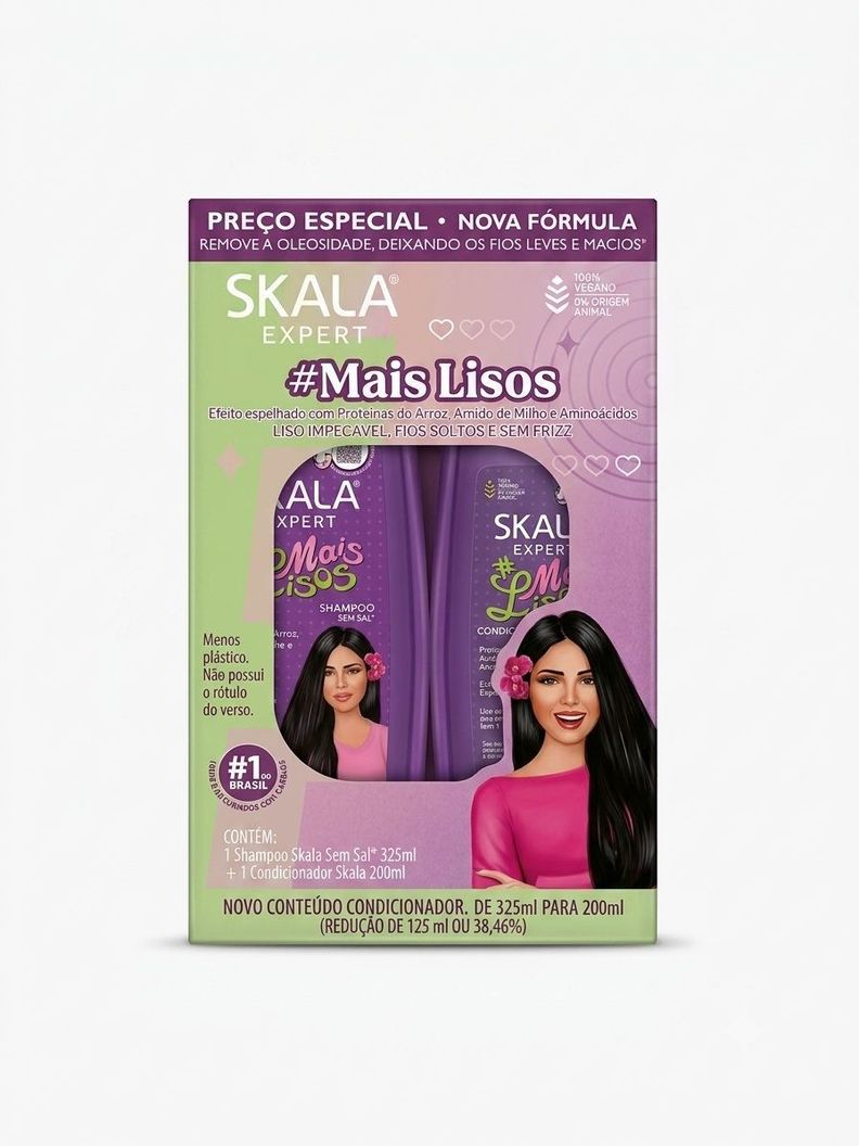 KIT SHAMPOO Y ACOND MAIS LISOS SKALA EXPERT