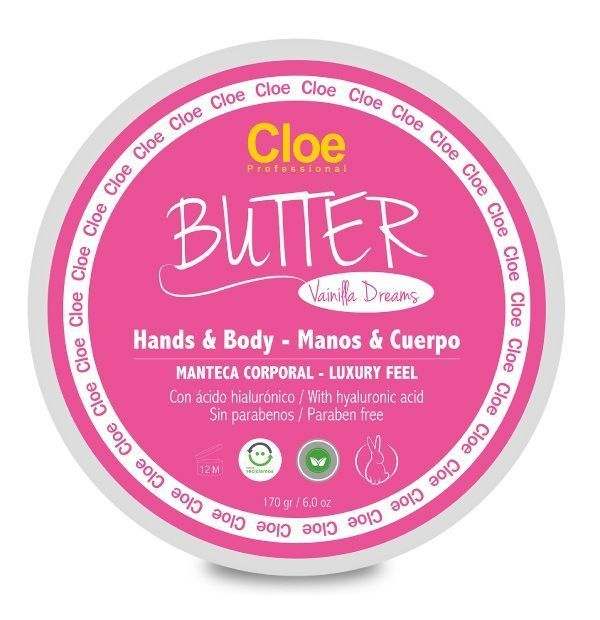 Crema Manos y cuerpo Butter Vainilla Dreams Cloe 170GR