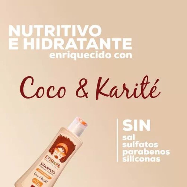 Shampoo Nutritivo E Hidratante Etniker X 250ml Nourishing-2