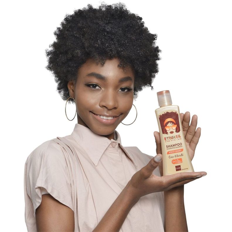 Shampoo Nutritivo E Hidratante Etniker X 250ml Nourishing-6