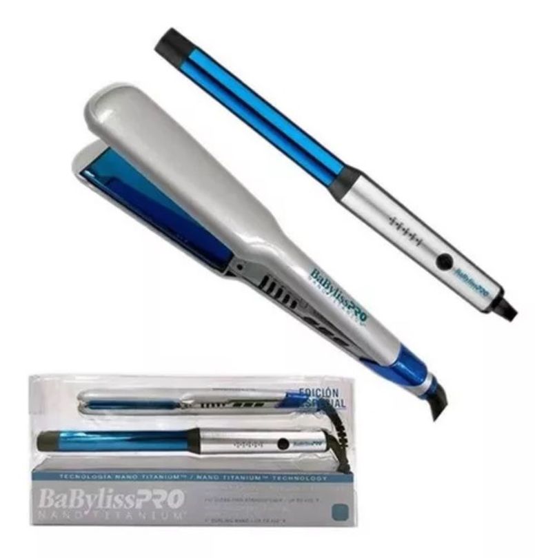 Kit Plancha 38mm Y Ondulador 25mm 2un Babylisspro-2