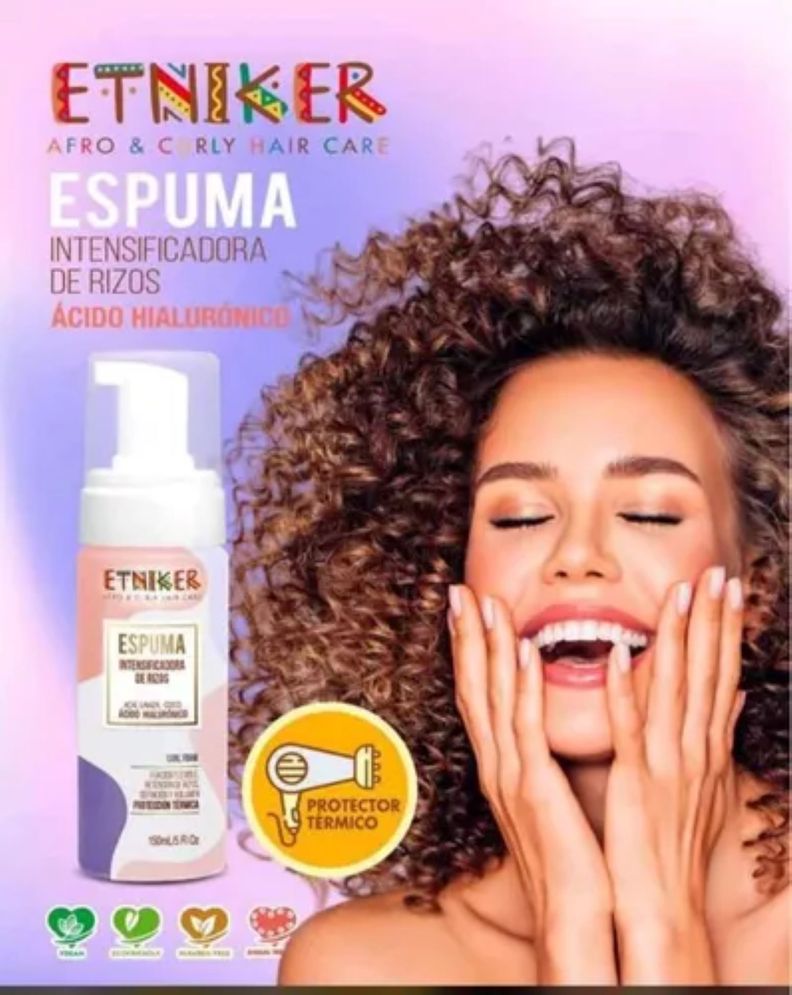 Espuma Intensificadora De Rizos Etniker 150ml-4