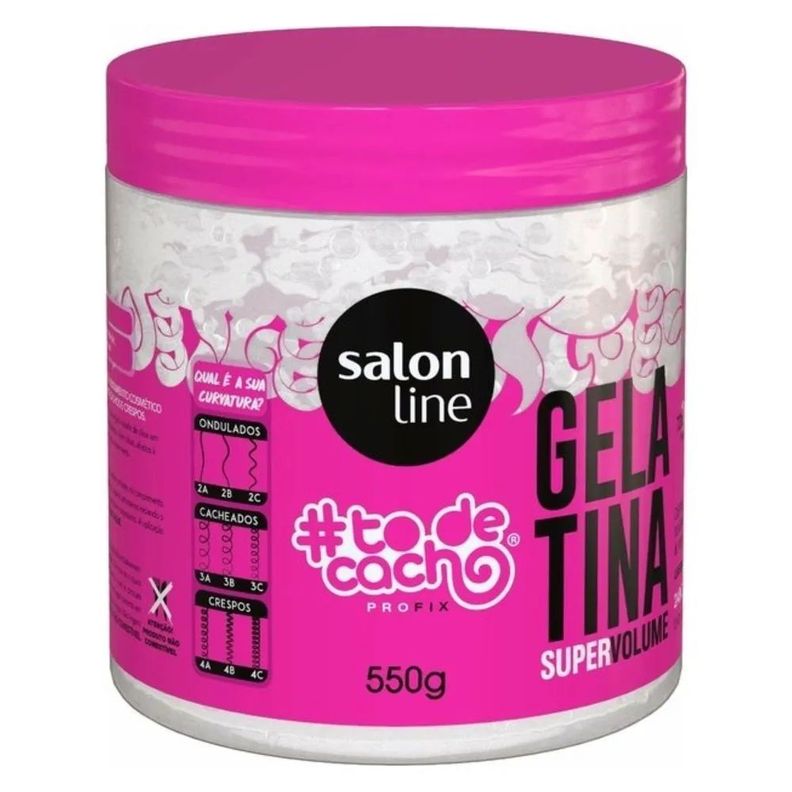 TO DE CACHO GEL SUPER VOLUMEN 550 G SALON LINE