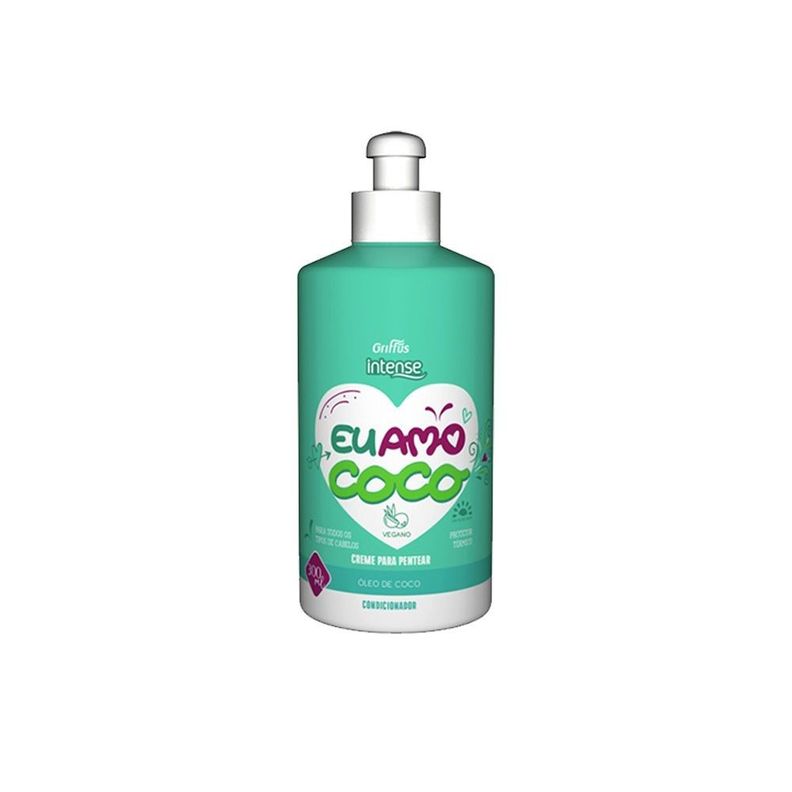 CREMA PARA PEINAR EU AMO COCO 300ML GRIFFUS
