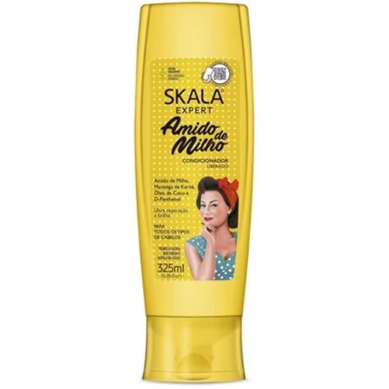 KIT SHAMPOO Y ACOND AMIDO DE MILHO SKALA EXPERT 650ML-1