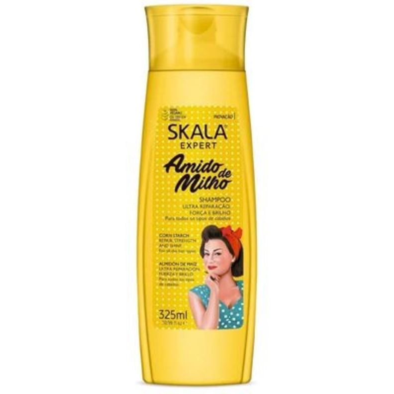 KIT SHAMPOO Y ACOND AMIDO DE MILHO SKALA EXPERT 650ML-2