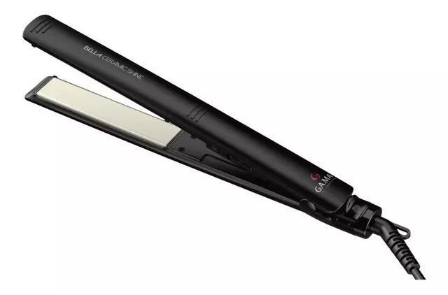 Plancha Alisadora Bella Ceramic Shine Ion 230 Negra Gama