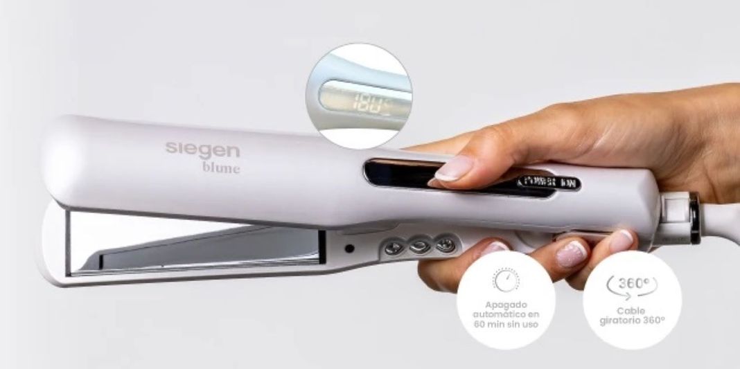 Plancha de Cabello Siegen P de Titanio Power Ionic Blume SGB4759-4
