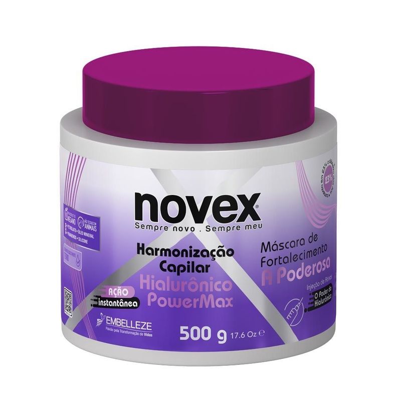 MASCARA HIALURONICO POWER MAX 500G NOVEX