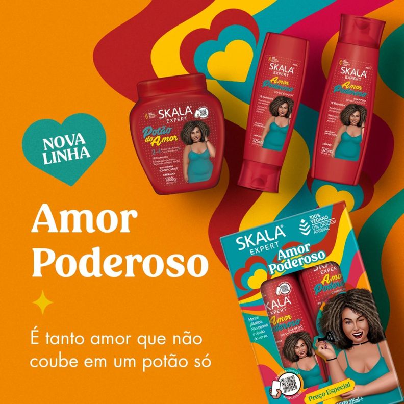 KIT SHAMPOO Y ACOND AMOR PODEROSO SKALA EXPERT 650ML-5