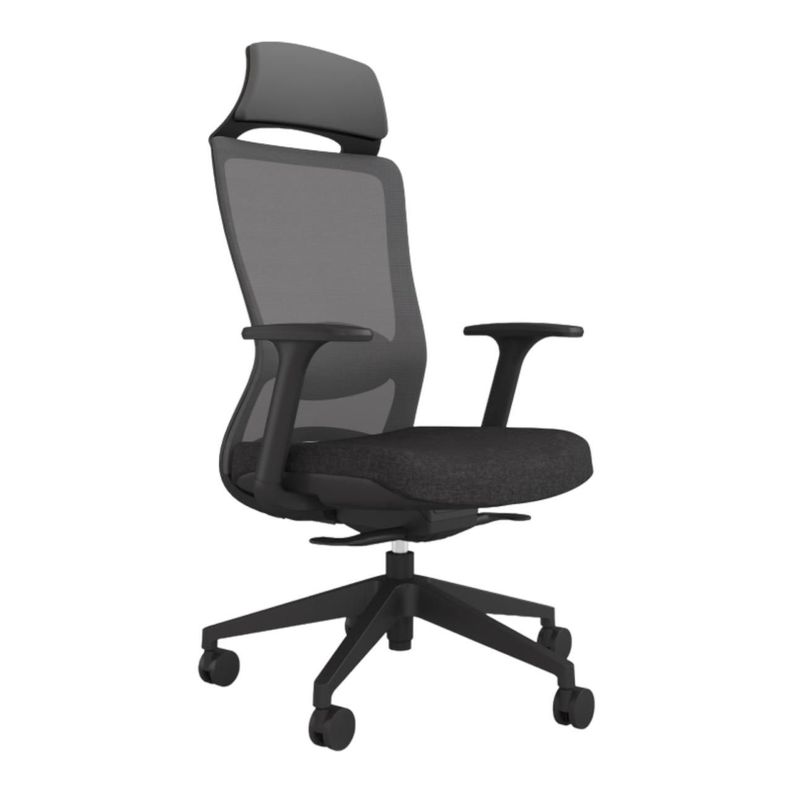 SILLA DE OFICINA ERGONÓMICA S2 COLOR NEGRO-0