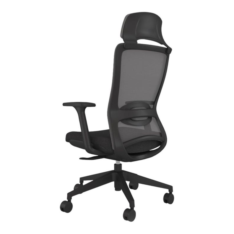 SILLA DE OFICINA ERGONÓMICA S2 COLOR NEGRO-1