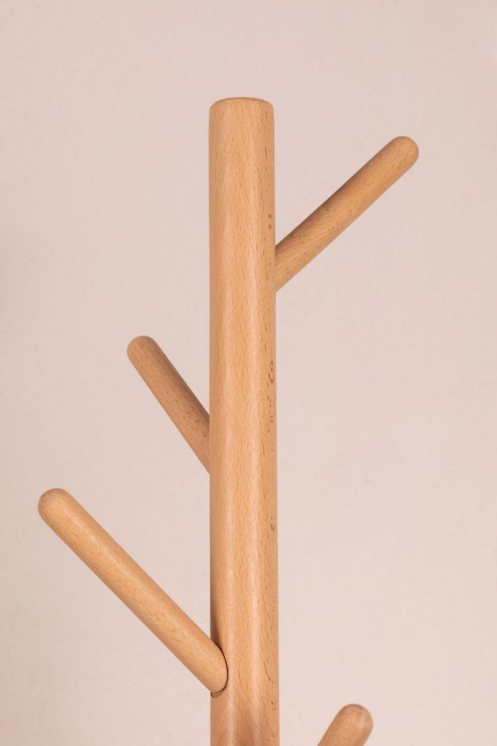 Perchero Colgador Tendencia Home De Madera Rosa-1