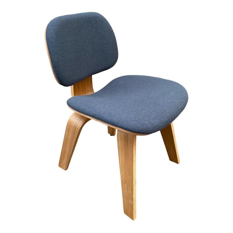 Silla Comedor  Tendencia Home Plywood Tela Gris Madera Ashtree-0
