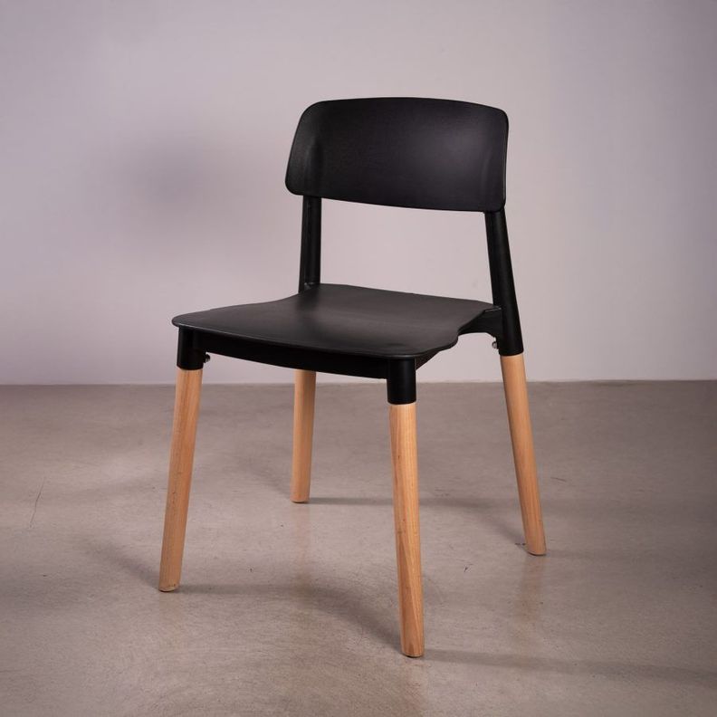 PACK 4 SILLAS PARA COMEDOR MODELO CROSCAT COLOR NEGRO