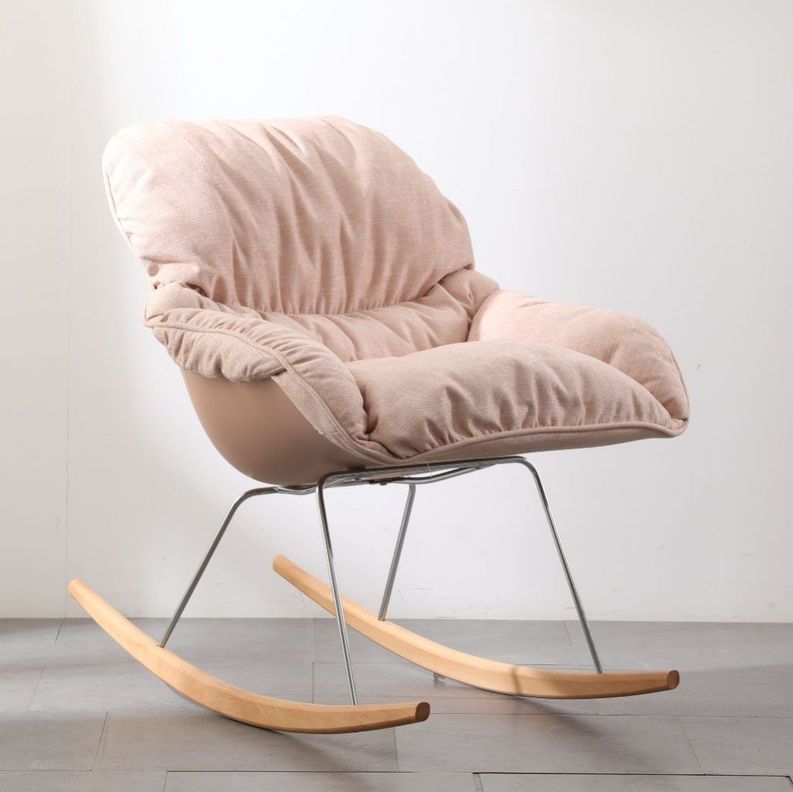 Silla Mecedora Tendencia Home Sebastiana color rosado-1