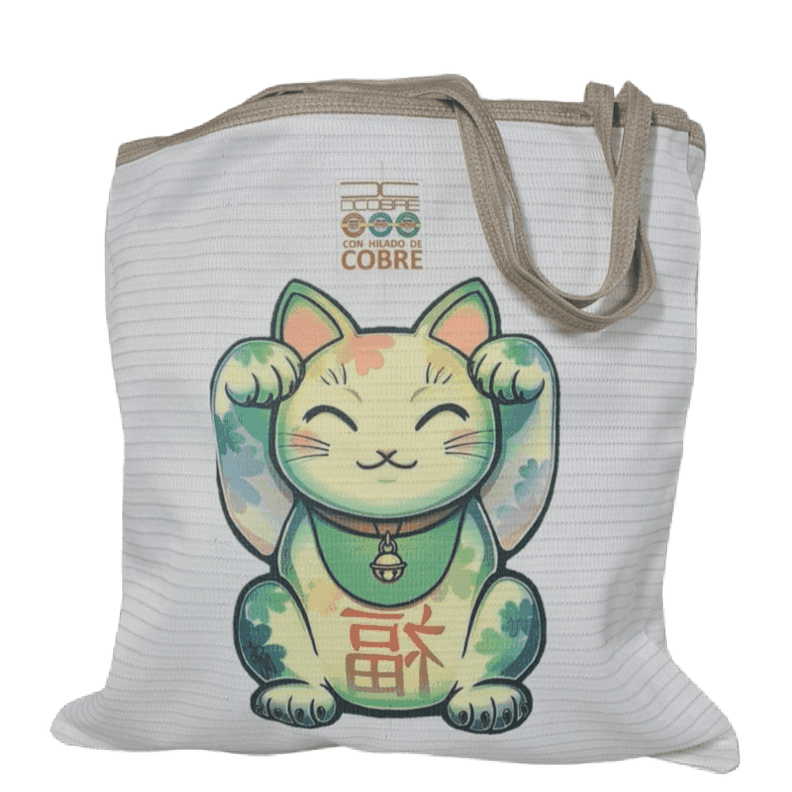 Bolsa de Cobre Gato de la suerte/ colores.-0