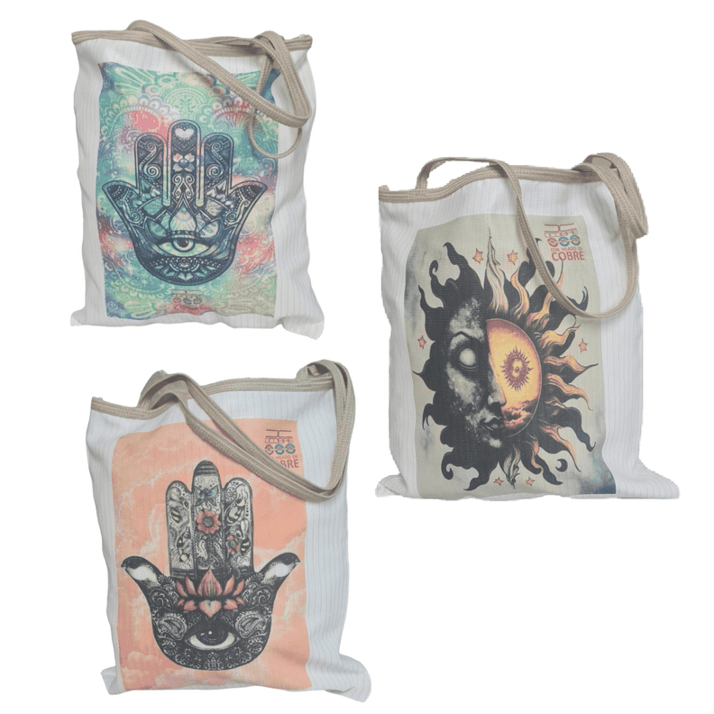 Packs 3 Bolsos en Cobre modelo Manos místicas -1